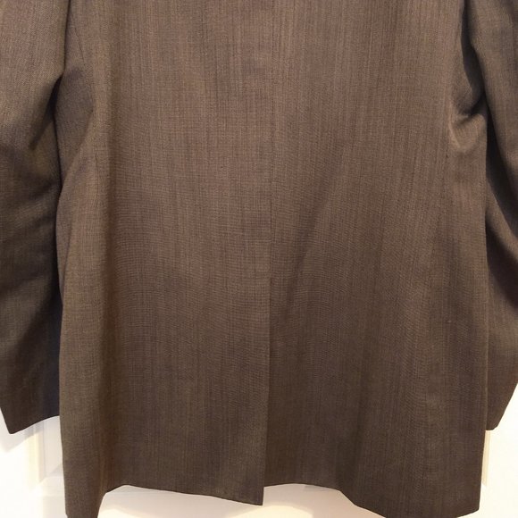 Vintage Stone Gray Men's Jacket/Blazer/Coat - Custom Made, 100% Wool, Retro Fit - Picture 6 of 14